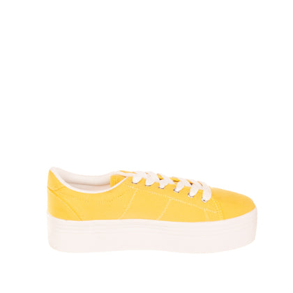 RRP €120 FLORENS Canvas Sneakers Size 40 UK 7 US 10 Two Tone Stitched Flatform gallery photo number 4