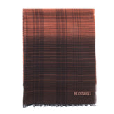 RRP €250 MISSONI Long Rectangle Scarf Wool Blend Plaid Lightweight Made in Italy gallery photo number 1