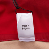 GEORGE J. LOVE Triangle Bikini Set Size XL Tassel Fully Lined Halter Neck Tie gallery photo number 5