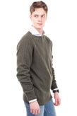 RRP €120 HACKETT Lambswool Jumper Size XL Thin Knit Melange Effect Crew Neck gallery photo number 5