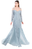RRP€10665 ZUHAIR MURAD Trumpet Gown Size 40 / XS Silk Blend Lace Sequins & Beads gallery photo number 2