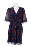 MADEWELL Tea Dress Size 6 Floral Pattern Ruffle gallery photo number 1