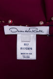 RRP €3975 OSCAR DE LA RENTA Silk Caftan Dress Size XS Rhinestones High Slit gallery photo number 8