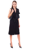 RRP €1095 TOME Robe Dress Size US 4 / XS Ruffle Button Front Belted Made in USA gallery photo number 3