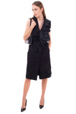 RRP €1095 TOME Robe Dress Size US 4 / XS Ruffle Button Front Belted Made in USA gallery photo number 2