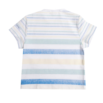 PEUTEREY T-Shirt Top Size 6-9M Striped gallery photo number 2