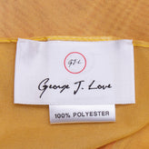 GEORGE J. LOVE Crepe Rectangle Scarf See Through Ombre Effect Made in Italy gallery photo number 5