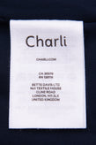 RRP €110 CHARLI Top Blouse Size UK 10 / S Cold Shoulders Partly Lined Scoop Neck gallery photo number 7