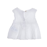 LE PETIT COCO Smock Dress Size 3M Crinkled Keyhole Back Made in Italy gallery photo number 2