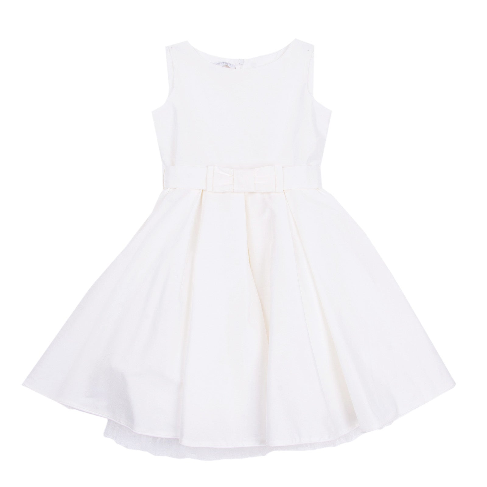 RRP €205 PRINCIPESSA Fit & Flare Dress Size 36 / 8-9Y Linen Blend Made in Italy gallery main photo