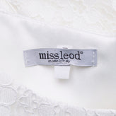 RRP €240 MISS LEOD Communion Dress Size 14Y Rhinestones Bow Zipped Back gallery photo number 4