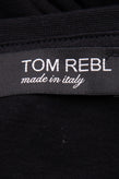 TOM REBL x PERRY COLANTE T-Shirt Top Size XXL 'SCHWEIGEN IST GOLD' Made in Italy gallery photo number 6