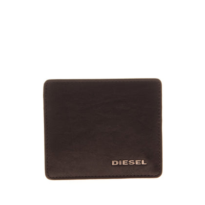 DIESEL 'FRESH STARTER' JOHNAS I Leather Wallet Card Holder Case Grainy Panel gallery photo number 2