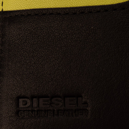 DIESEL 'FRESH STARTER' JOHNAS I Leather Wallet Card Holder Case Grainy Panel gallery photo number 4