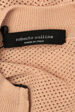 RRP €165 ROBERTO COLLINA Jumper Size S Thin Pointelle Knit Coated Made in Italy gallery photo number 5