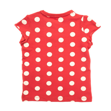 NAME IT MINIMIZE T-Shirt Top Size 6-9M / 74CM Polka Dot Pattern Short Sleeve gallery photo number 2