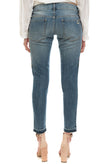 RRP €210 ATOS LOMBARDINI Jeans Size 26 Stretch Distressed Style Faded Floral gallery photo number 4