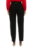 RRP €150 CRISTINAEFFE Trousers Size 42 / S Stretch Black Contrast Stitching gallery photo number 4