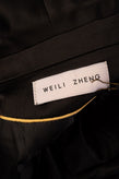 WEILI ZHENG Blazer Jacket Size XS Pinstripe Single Breasted Shawl Lapel gallery photo number 8