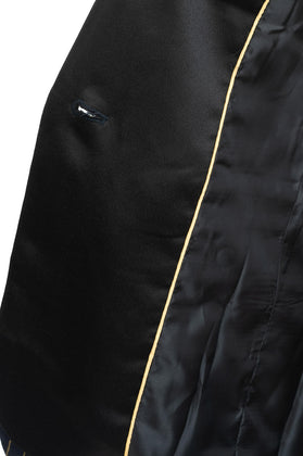 WEILI ZHENG Blazer Jacket Size XS Pinstripe Single Breasted Shawl Lapel gallery photo number 7