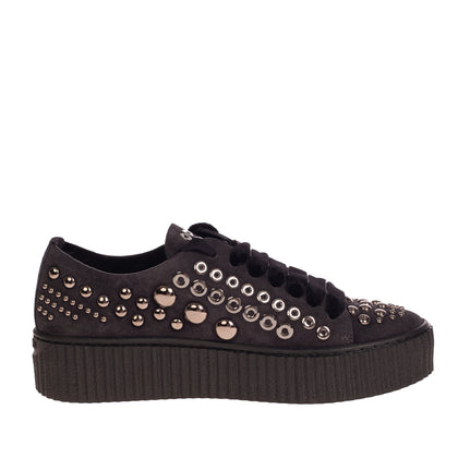 RRP €270 PINKO Suede Leather Sneakers Size 36 UK 3-3.5 US 6 Studded Flatform gallery photo number 6