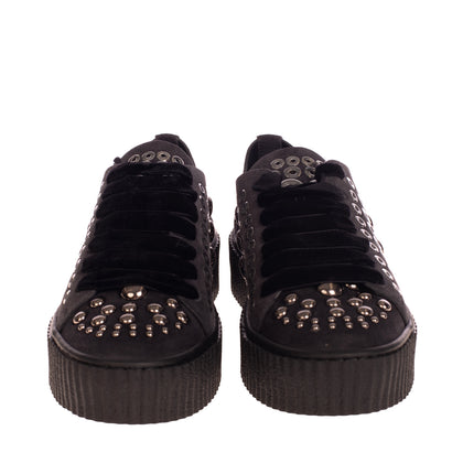 RRP €270 PINKO Suede Leather Sneakers Size 36 UK 3-3.5 US 6 Studded Flatform gallery photo number 6