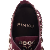 RRP €270 PINKO Leather Sneakers Size 36 UK 3-3.5 US 6 Studded Grommets Flatform gallery photo number 7