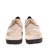 GIORDANA F. Patent Leather Derby Shoes EU 39 UK 5 US 7 Platform Made in Italy gallery photo number 3