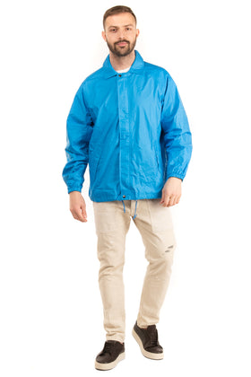 RRP €590 ALBERTO ASPESI Rain Jacket Size L GORE-TEX Lamination Concealed Hood gallery photo number 1