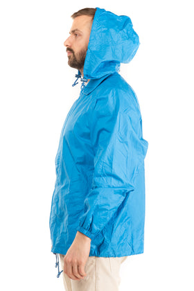 RRP €590 ALBERTO ASPESI Rain Jacket Size L GORE-TEX Lamination Concealed Hood gallery photo number 3