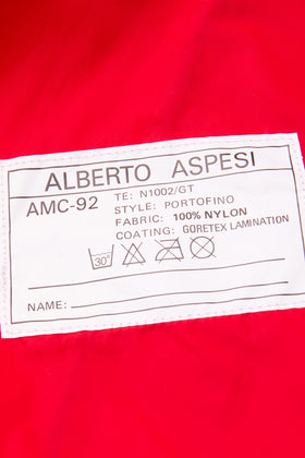 RRP €590 ALBERTO ASPESI Blouson Jacket Size L Red GORE-TEX Concealed Hood gallery photo number 9