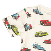 NAME IT T-Shirt Top Size 9-12M / 80CM Printed 'Cars' Turn Up Cuffs Short Sleeve gallery photo number 3