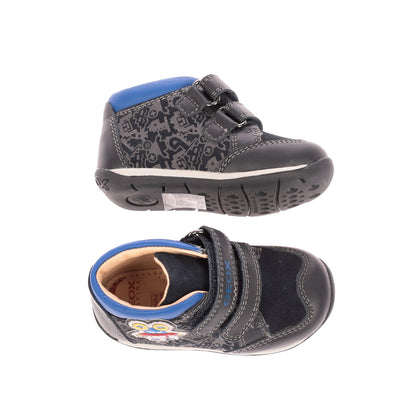 GEOX RESPIRA Baby Leather Sneakers EU 20 UK 3.5 US 4.5 Breathable Chromium Free gallery photo number 1