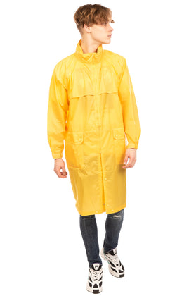 ASPESI NORD Raincoat Size M Lightweight Hooded Adjustable Length Funnel Neck gallery photo number 3