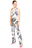 RRP €175 PARAKIAN Jersey Jumpsuit Size 38 / M Patterned Sleeveless Made in Italy gallery photo number 3