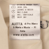 ALETTA Polo Shirt Size 6M / 68CM Patterned Trim Dipped Hem Made in Italy gallery photo number 6
