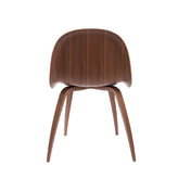 RRP €455 GUBI 2D Dining Chair Wood Base Brown Designed By Komplot gallery photo number 4