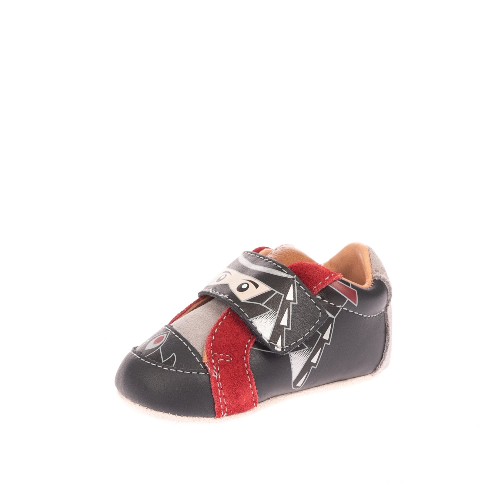 GEOX RESPIRA Baby Leather Sneakers Size 18 UK 2.5 US 3 Ninjago Chromium Free gallery main photo