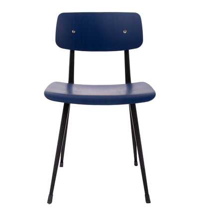 RRP €235 HAY RESULT Oak & Steel Chair Design By Friso Kramer and Wim Rietveld gallery photo number 1