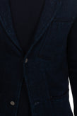 WAVEN Woven Blazer Jacket Size L Linen Blend Single Breasted Notch Lapel gallery photo number 6