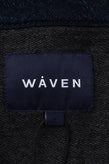 WAVEN Woven Blazer Jacket Size L Linen Blend Single Breasted Notch Lapel gallery photo number 8