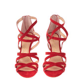 RRP €175 FEDERICA STELLA Leather Strappy Sandals EU 39 UK 6 US 9 Made in Italy gallery photo number 2