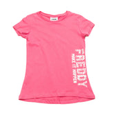 FREDDY T-Shirt Top Size 7-8Y / 130-140CM Metallic Coated 'MAKE IT HAPPEN' & Logo gallery photo number 1