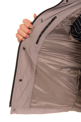 RRP €210 .12 PUNTODODICI Windbreaker Jacket Size 50 / L Concealed Hood Textured gallery photo number 7