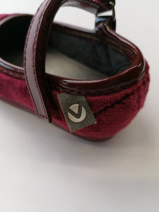 VICTORIA Mary Jane Shoes EU 18 UK 2 US 3 Varnished Trim Logo Patch Round Toe gallery photo number 9