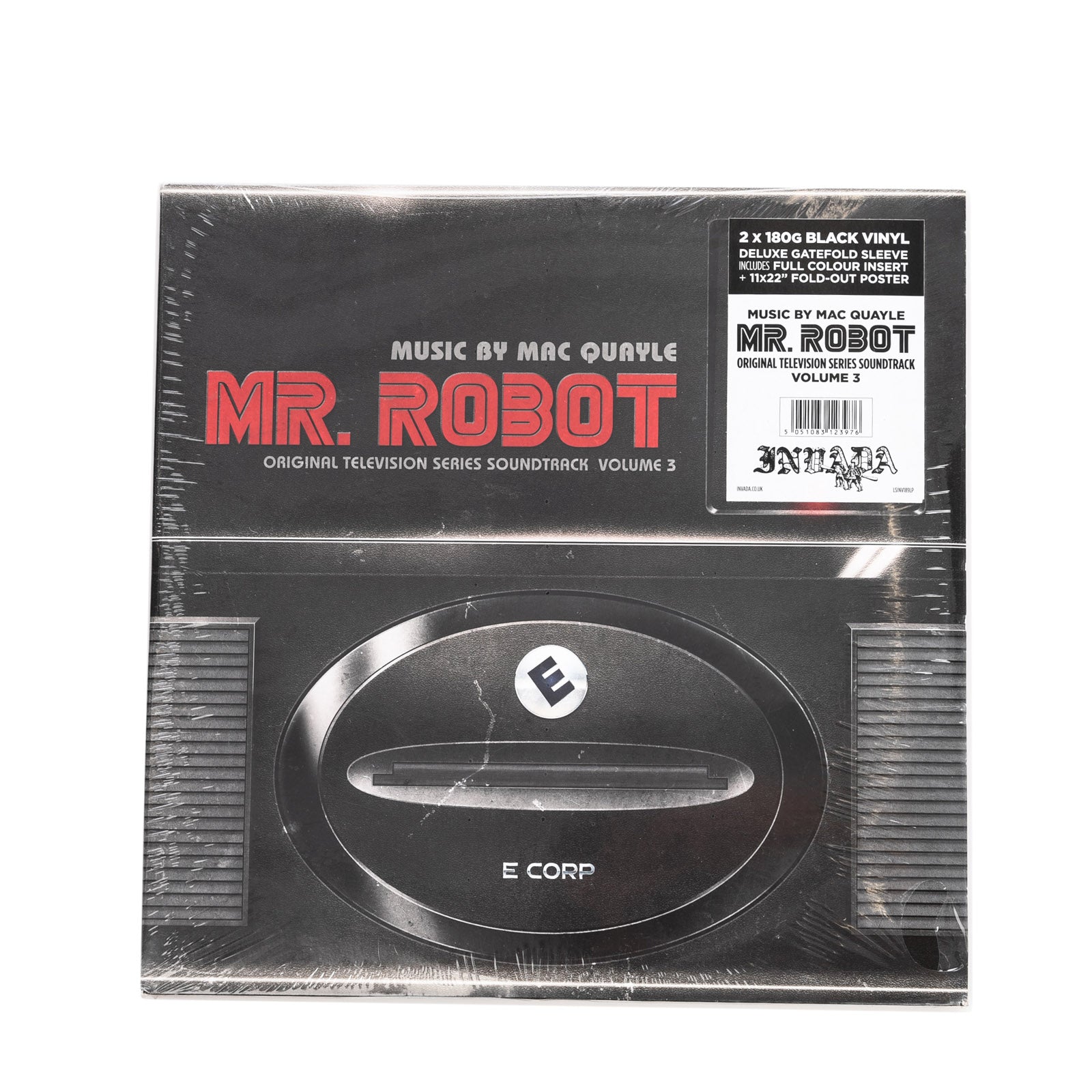 Mr. Robot Volume 3 - Mac Quayle -2xLP Vinyl Album Deluxe Gatefold Sleeve gallery main photo