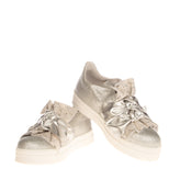 GET IT Glitter Sneakers Size 39 UK 6 US 9 Metallic Effect Bows Sequins Low Top gallery photo number 1
