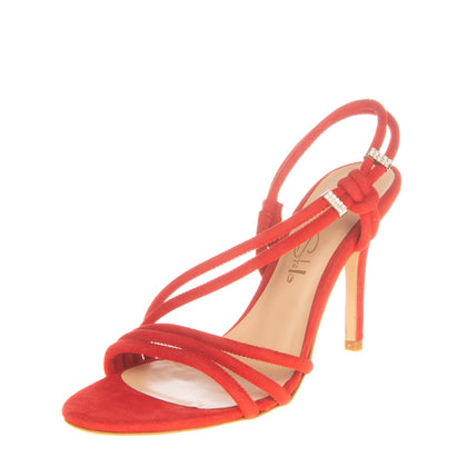 RRP €115 FEDERICA STELLA Suede Leather Slingback Sandals EU 39 UK 6 US 9 Strappy gallery photo number 2