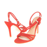 RRP €115 FEDERICA STELLA Suede Leather Slingback Sandals EU 39 UK 6 US 9 Strappy gallery photo number 1