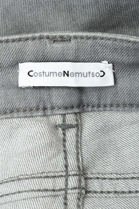 RRP €220 COSTUME NEMUTSO Jeans Size 30 Stretch Faded Studded Zip Fly Slim Fit gallery photo number 6